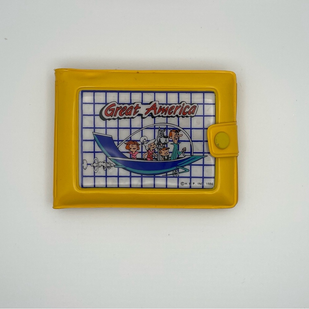 Vintage Jetson’s Wallet Plastic 1986 Great America